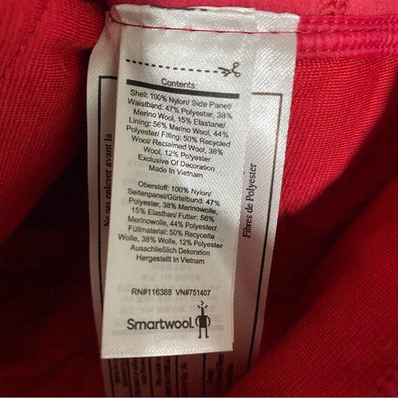 Smartwool Women's Smartloft Red Skirt Size Small - Picture 5 of 5